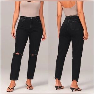 Abercrombie & Fitch High Rise Mom Jean